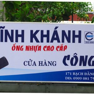 Biển quảng cáo in bạt - Mẫu 02